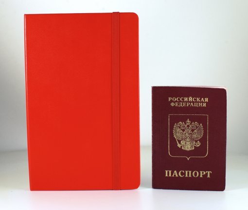 Записная книжка Labon, в линейку, red, Large (132x210 мм) — изображение 2