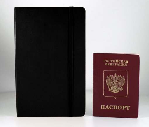 Записная книжка Labon, в линейку, black, Large (132x210 мм) — изображение 2