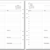 Набор бланков для Filofax "День на странице, бизнес-версия, 2023", A5