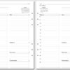 Набор бланков для Filofax "День на странице, бизнес-версия, 2023", A5
