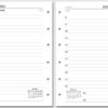 Набор бланков для Filofax "День на странице, 2024", Pocket